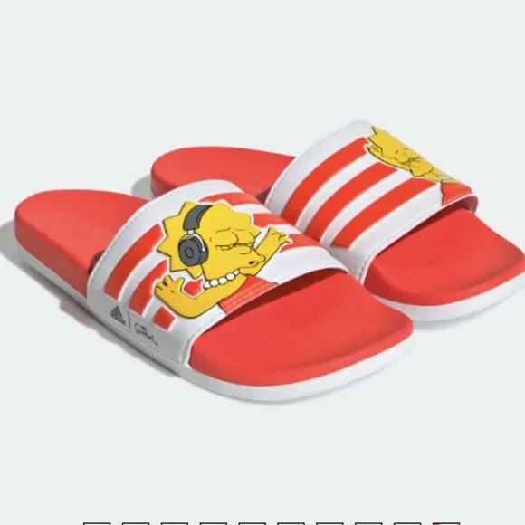 Adidas - THE SIMPSONS ADILETTE COMFORT SLIDES - Picture 1 of 4